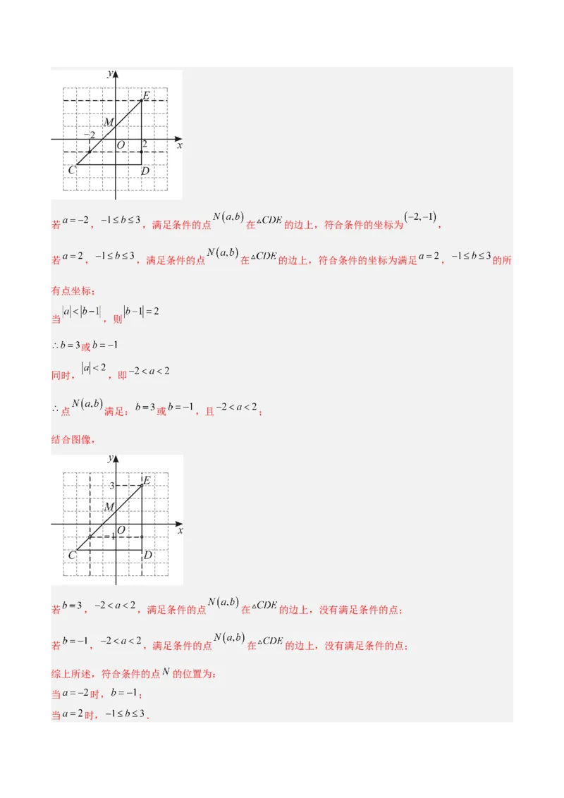 专题09坐标系中与点有关的五类综合题型（压轴题专项训练）（教师版）_北师大初中数学_8上-北师大版初中数学_初中数学北师大8上-2025秋季新版_第二套推荐25_08专项讲练