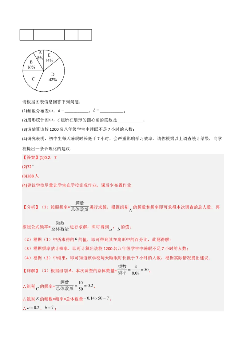 6.4统计图的选择（分层练习）（解析版）_北师大初中数学_7上-北师大版初中数学_7上-初中数学北师大（旧版）赠送_05习题试卷_1课时练习_同步练习（第1套）