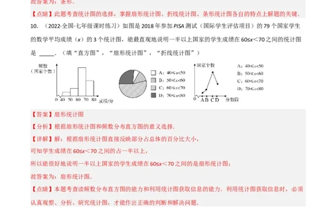 6.4统计图的选择（分层练习）（解析版）_北师大初中数学_7上-北师大版初中数学_7上-初中数学北师大（旧版）赠送_05习题试卷_1课时练习_同步练习（第1套）