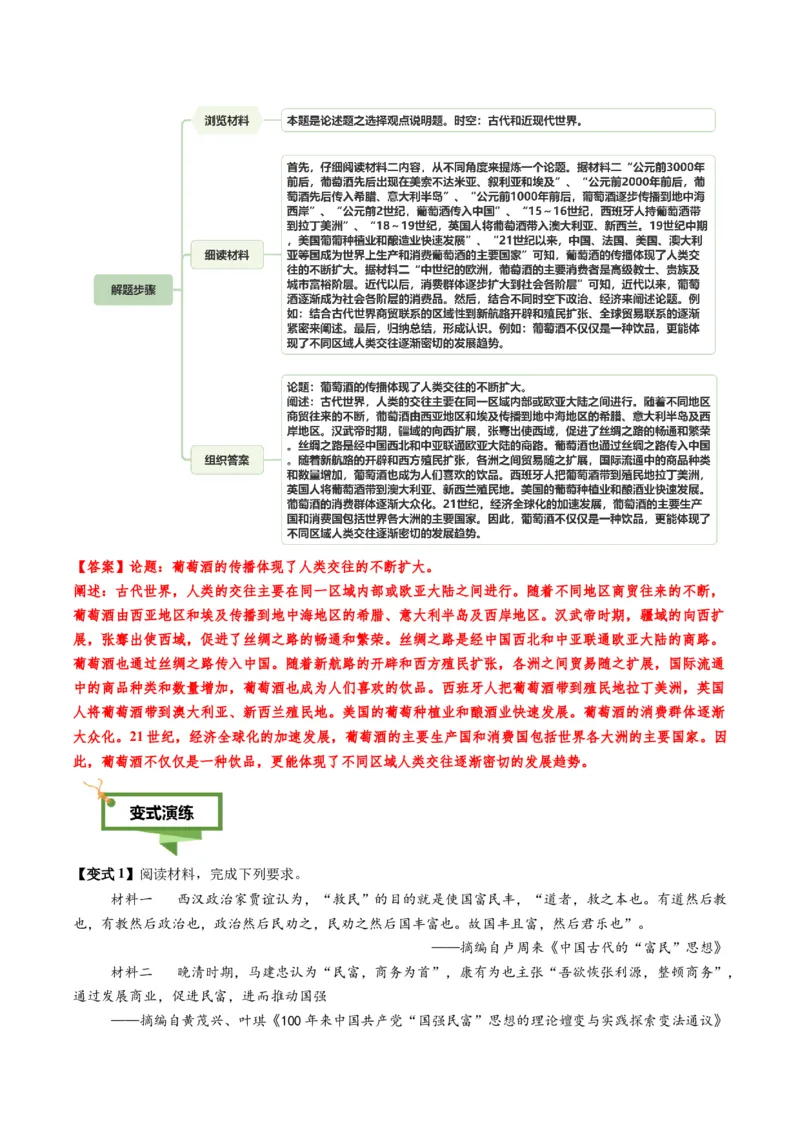 专题19自拟论题类非选择题（原卷版）_07高考历史_2025年新高考资料_二轮复习_01高考语文等多个文件_2025年高考历史二轮热点题型归纳与变式演练（新高考通用）