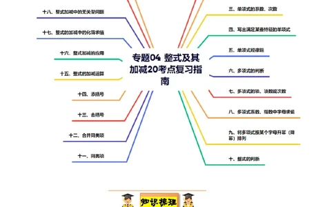 专题04整式及其加减20考点复习指南（讲+练）（原卷版）_北师大初中数学_7上-北师大版初中数学_7上-初中数学北师大（2024新版）持续更新_05讲义练习