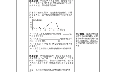 3.3第2课时折线型图象教案_北师大初中数学_7下-北师大版初中数学_7下-初中数学北师大版（旧版）赠送_01课件+教案+学案新课标_教案_3.BS七下第三章变量之间的关系教案