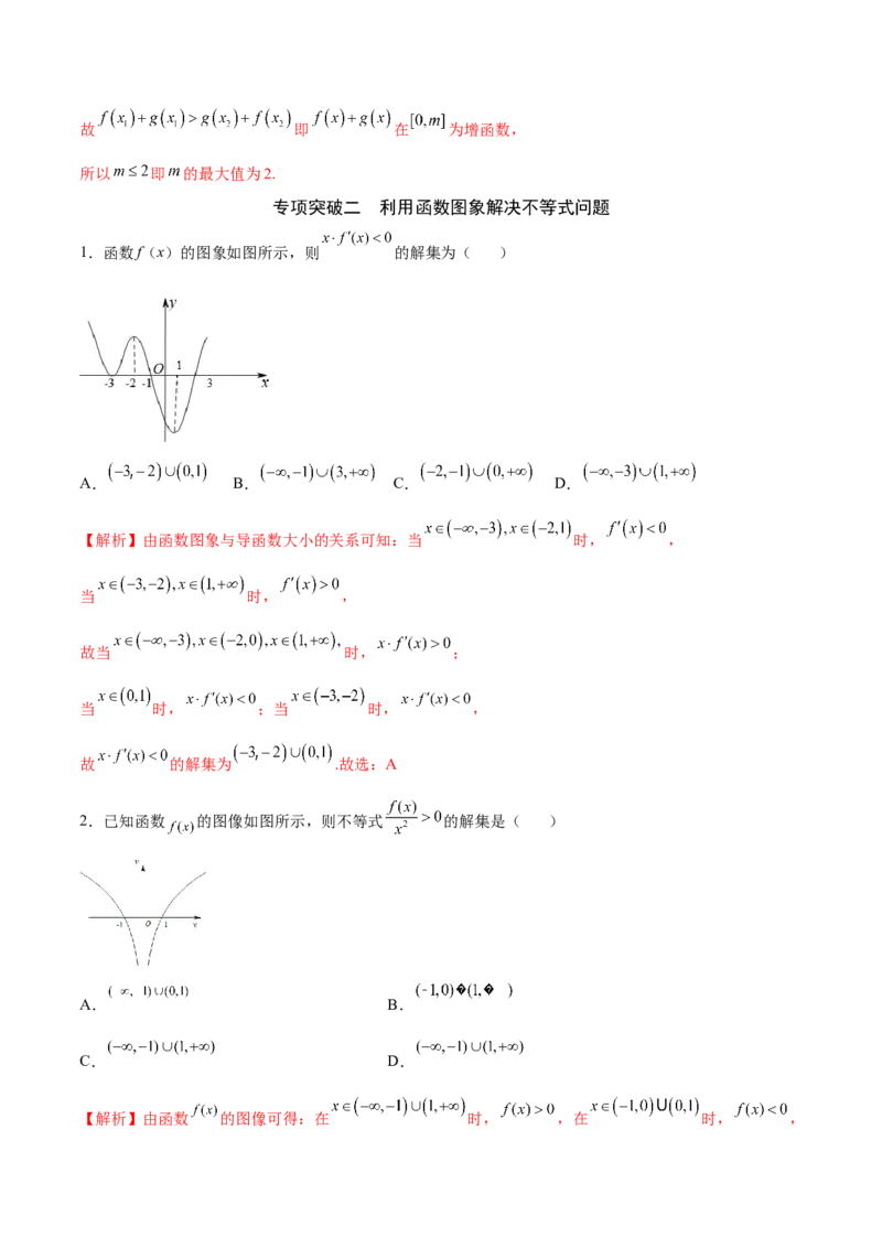 专题13函数的图象(二)(解析版)_02高考数学_新高考复习资料_2023年新高考资料_专项复习_2023年新高考数学之函数专项重点突破（新高考专用）