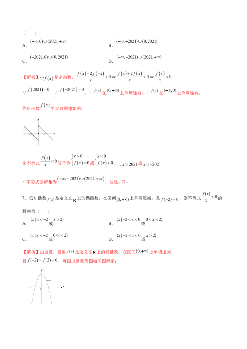 专题13函数的图象(二)(解析版)_02高考数学_新高考复习资料_2023年新高考资料_专项复习_2023年新高考数学之函数专项重点突破（新高考专用）