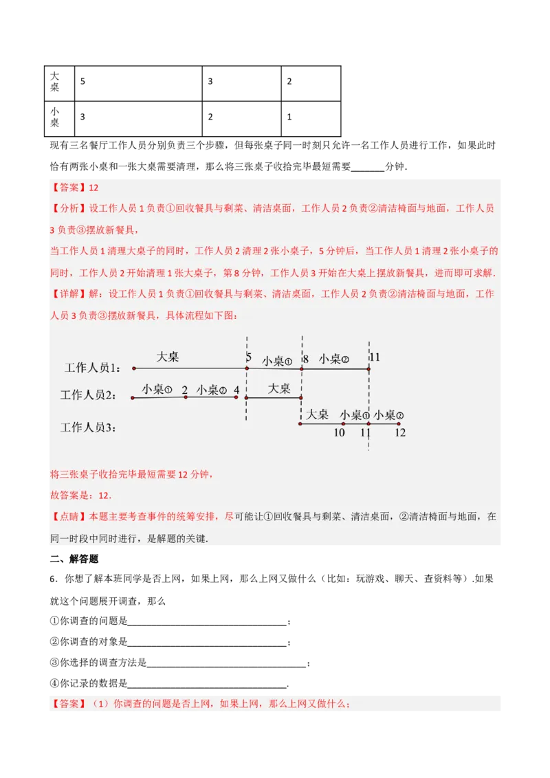 6.1数据的收集（分层练习）（解析版）_北师大初中数学_7上-北师大版初中数学_7上-初中数学北师大（旧版）赠送_05习题试卷_1课时练习_同步练习（第1套）