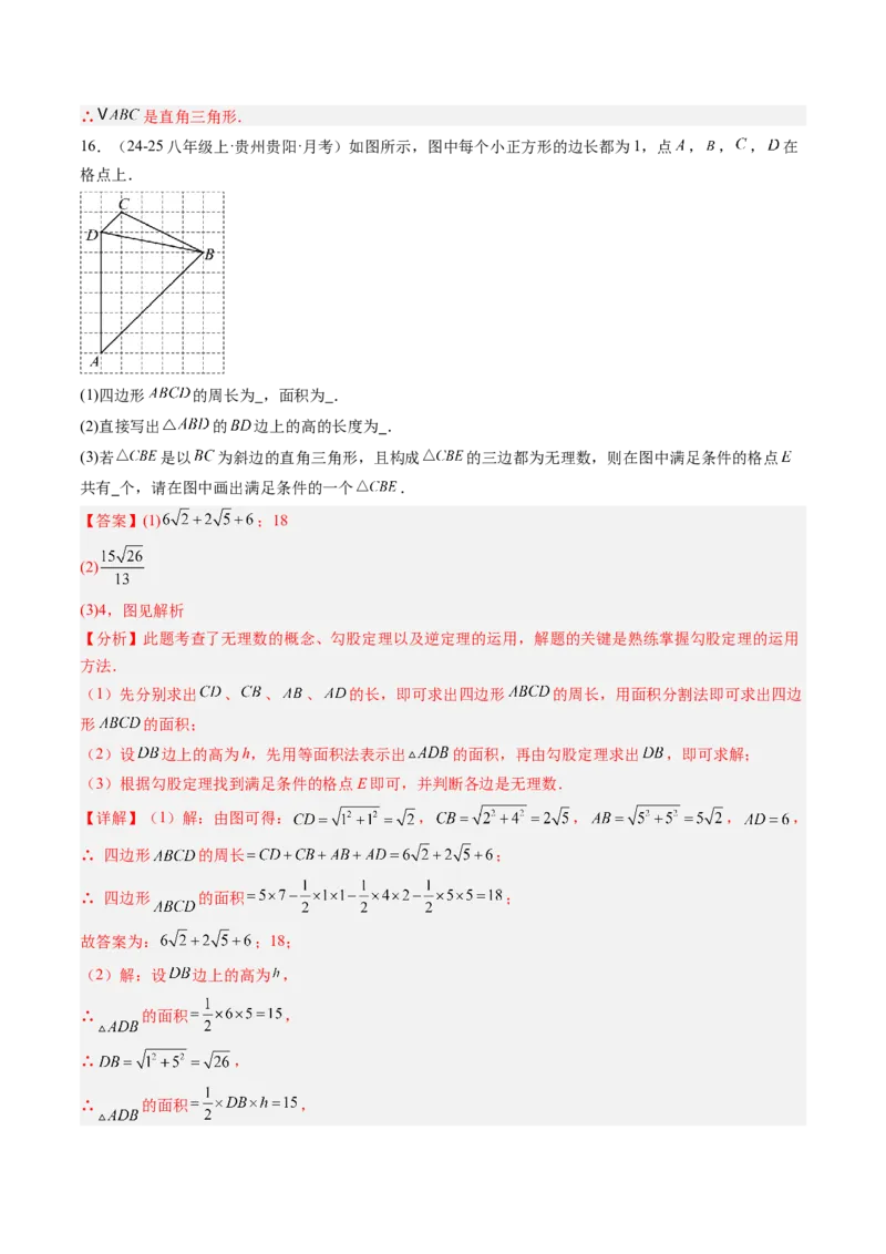 专题04直角三角形的性质与判定（8大题型）（专项训练）（解析版）_北师大初中数学_8下-北师大版初中数学_2026春新版_第二套-东方_02.北师大数学8下试题+复习26春_专项训练