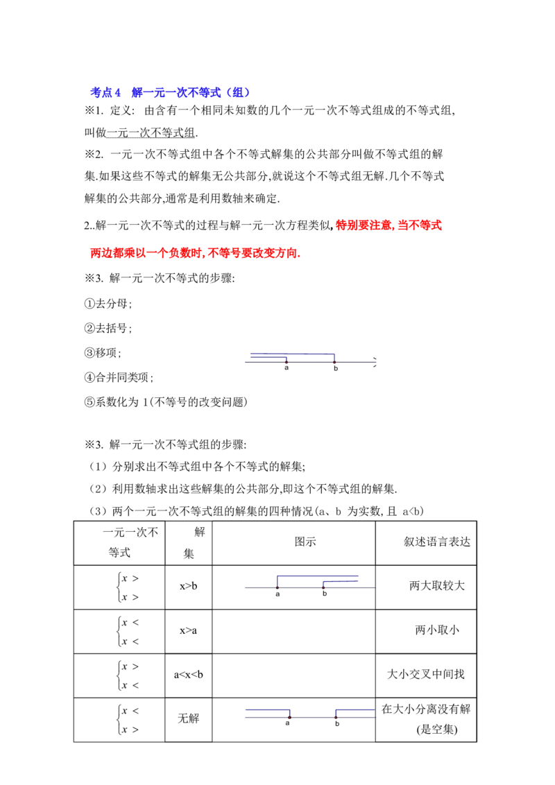 专题02一元一次不等式（组）（知识点梳理+典例剖析+变式训练）-八年级数学下学期期末冲刺满分必刷常考压轴题（北师大版）_北师大初中数学_8下-北师大版初中数学_旧版-可参考