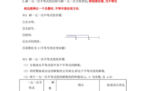 专题02一元一次不等式（组）（知识点梳理+典例剖析+变式训练）-八年级数学下学期期末冲刺满分必刷常考压轴题（北师大版）_北师大初中数学_8下-北师大版初中数学_旧版-可参考
