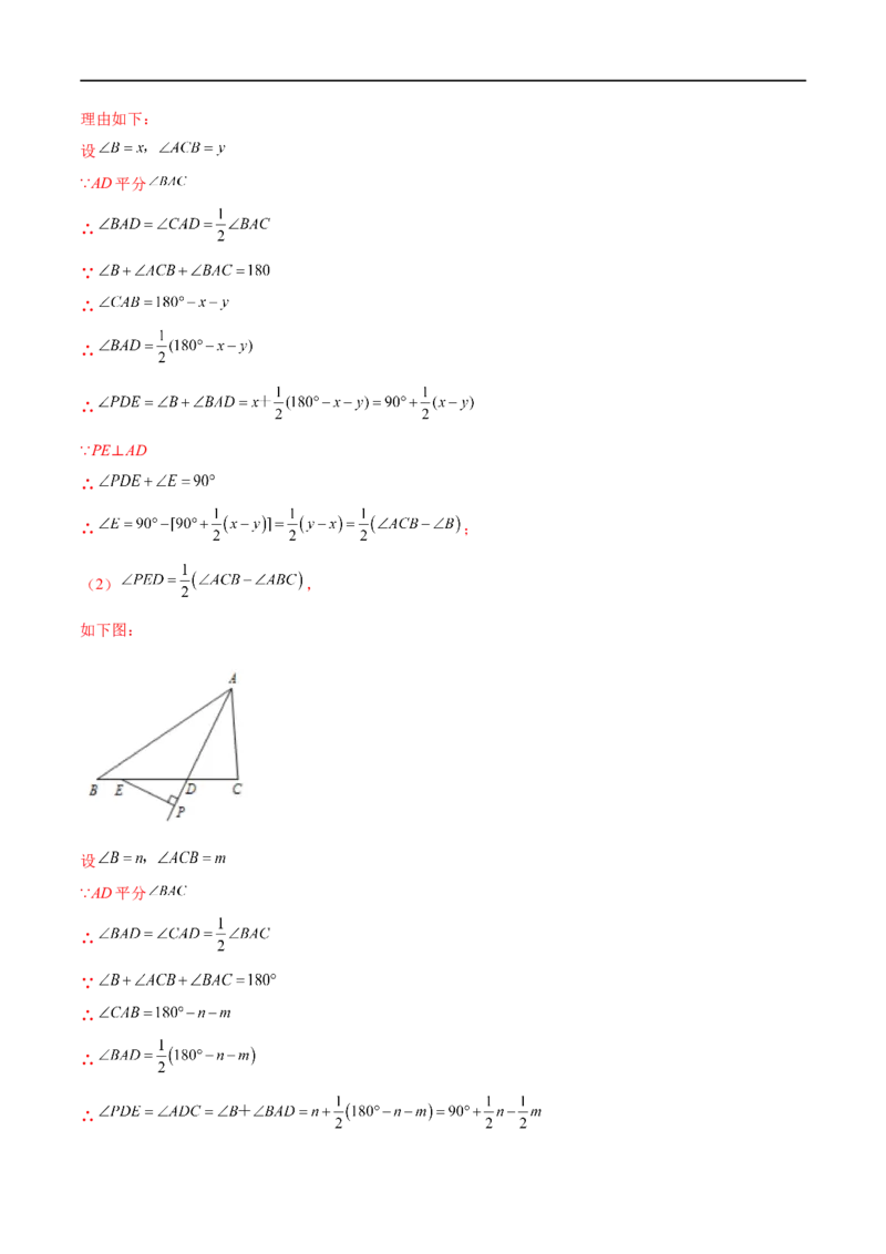 专练10几何压轴大题（10题）-八年级数学上学期期末考点必杀200题（北师大版）（解析版）_北师大初中数学_8上-北师大版初中数学_旧版_05习题试卷_5专项练习