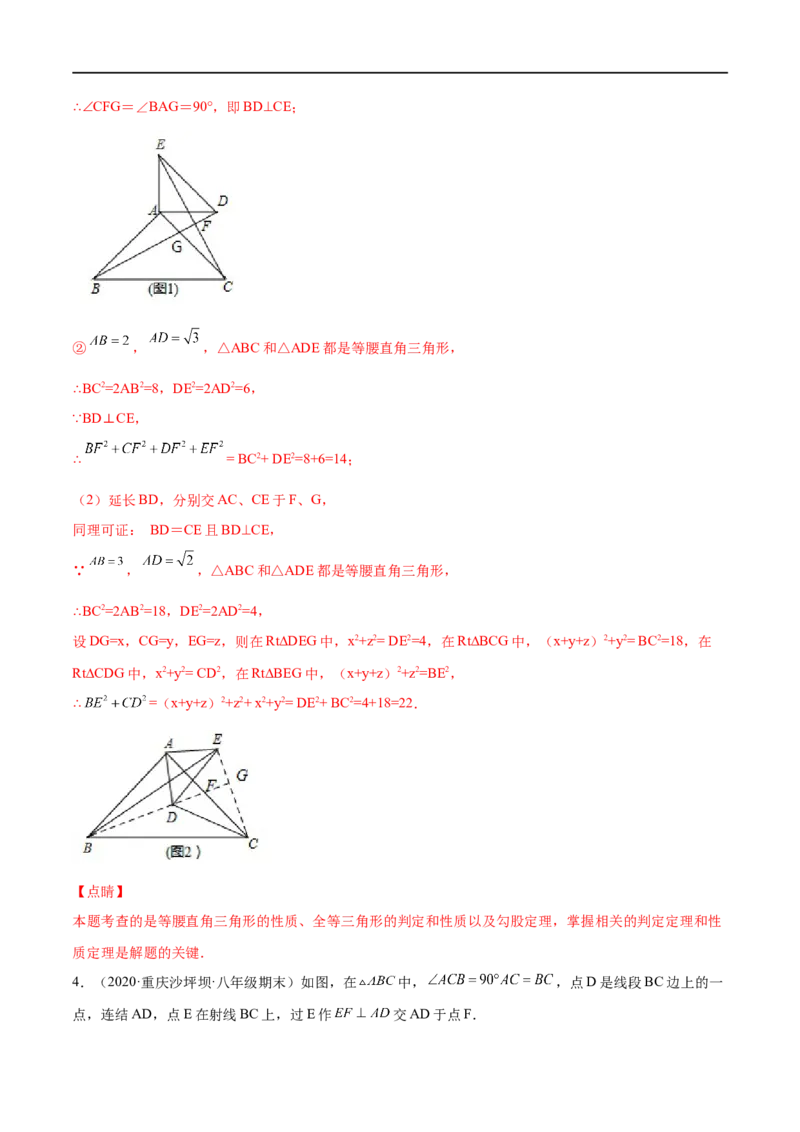 专练10几何压轴大题（10题）-八年级数学上学期期末考点必杀200题（北师大版）（解析版）_北师大初中数学_8上-北师大版初中数学_旧版_05习题试卷_5专项练习