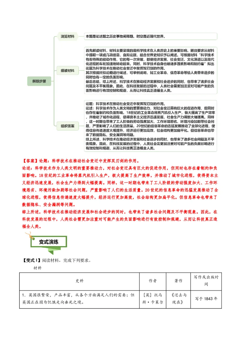 专题19自拟论题类非选择题（原卷版）_07高考历史_2025年新高考资料_二轮复习_2025年高考历史二轮热点题型归纳与变式演练（新高考通用）3396109