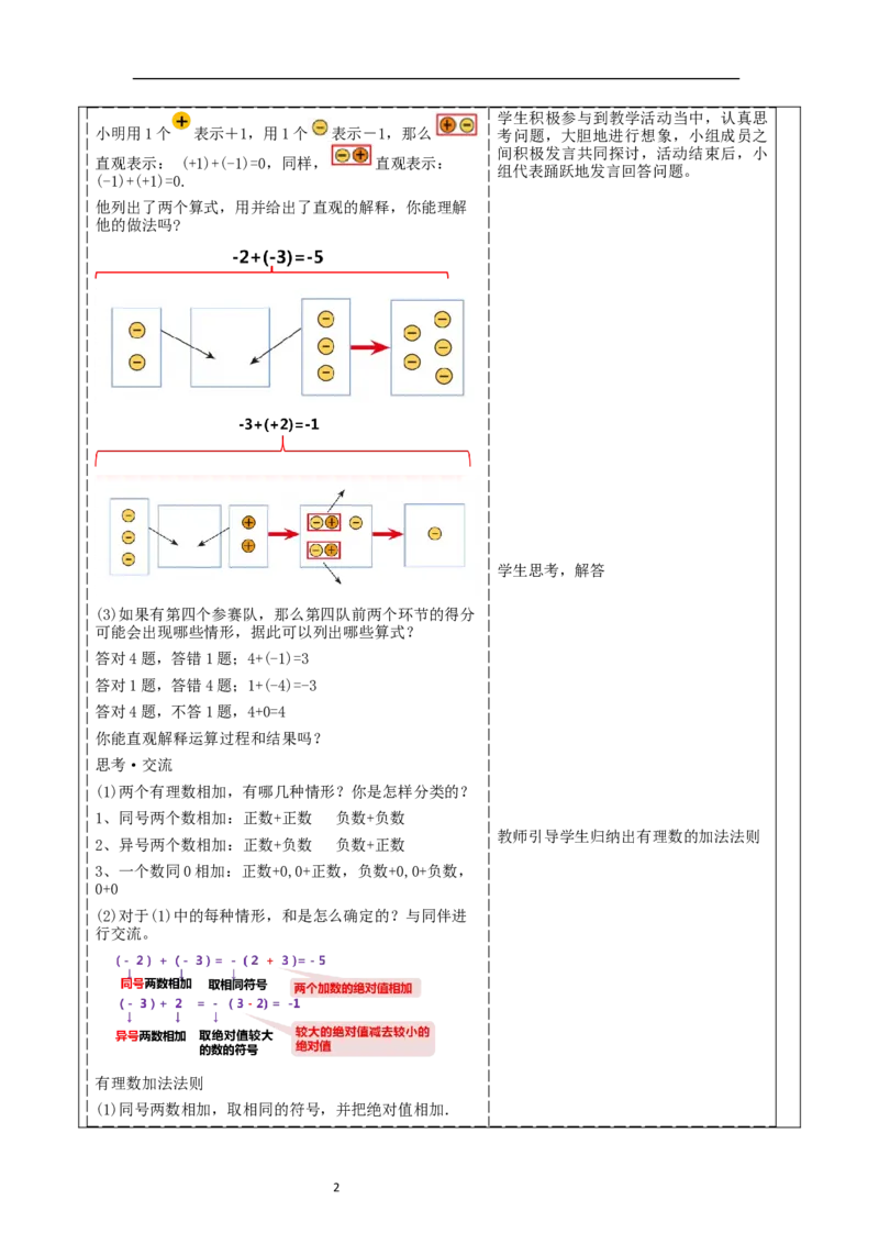 《2.2.1有理数的混合运算》教学设计_北师大初中数学_7上-北师大版初中数学_7上-初中数学北师大（2024新版）持续更新_01课件+教案（大单元教学）