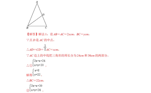 专题01等腰三角形分类讨论问题综合应用（解析版）-2022-2023学年八年级数学下册《高分突破&bull;培优新方法》（北师大版）_北师大初中数学_8下-北师大版初中数学_旧版-可参考_06专项讲练