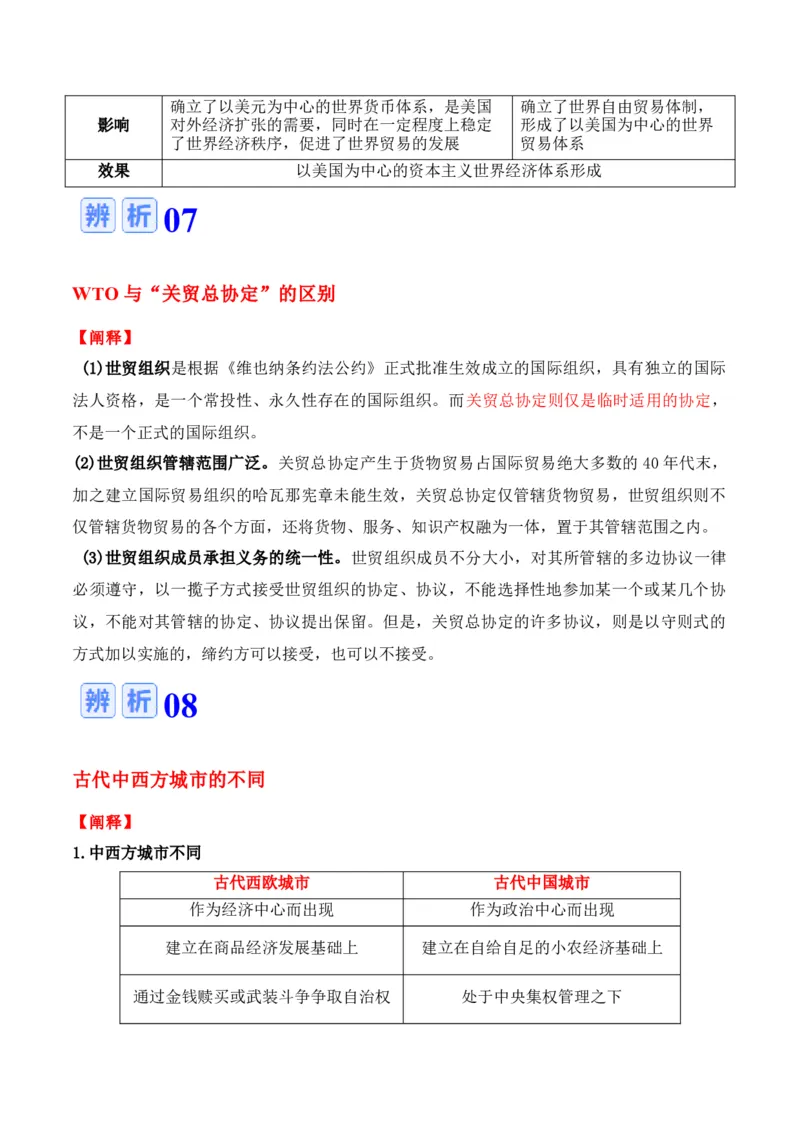 专题17++社会生活（商贸、城镇、交通和医疗卫生）+-2025年高考历史一轮复习知识清单_07高考历史_新高考复习资料_2025年新高考复习_2025年高考历史一轮复习知识清单