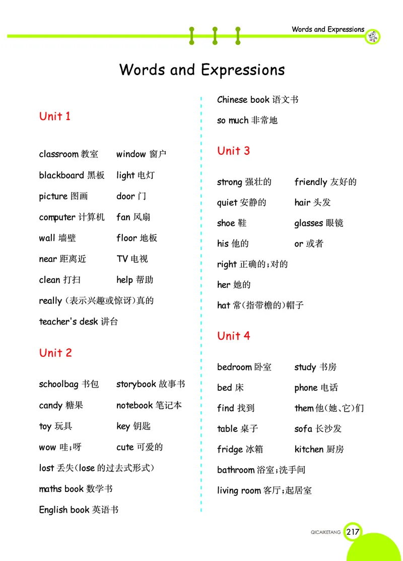 人教PEP版英语四年级上册教材全解_26春四年级上下册人教版_四上英语合集人教版PEP英语四年级上册新教材（教学视频+课件+动画+音频+练习+教案）_17练习资料_《教材全解》