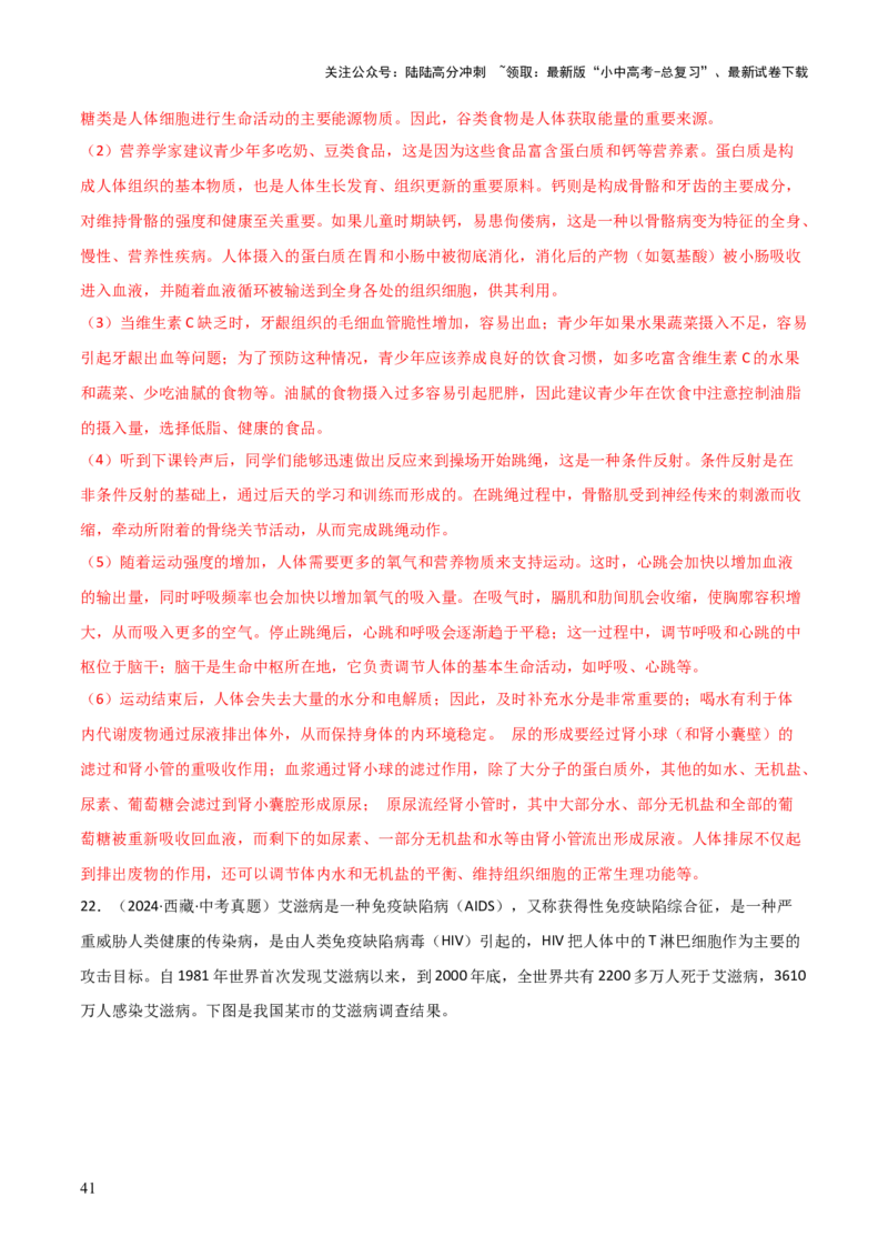 题型06热点情景题解题技巧（解析版）_02中考总复习（2026版更新中）_08-生物-中考总复习_2025中考复习资料_2025年中考生物答题方法模板