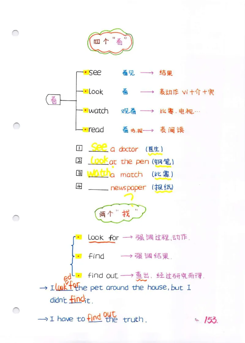 学霸笔记_26春四年级上下册人教版_四上英语合集人教版PEP英语四年级上册新教材（教学视频+课件+动画+音频+练习+教案）_17练习资料_小学英语（预习复习资料大礼包）