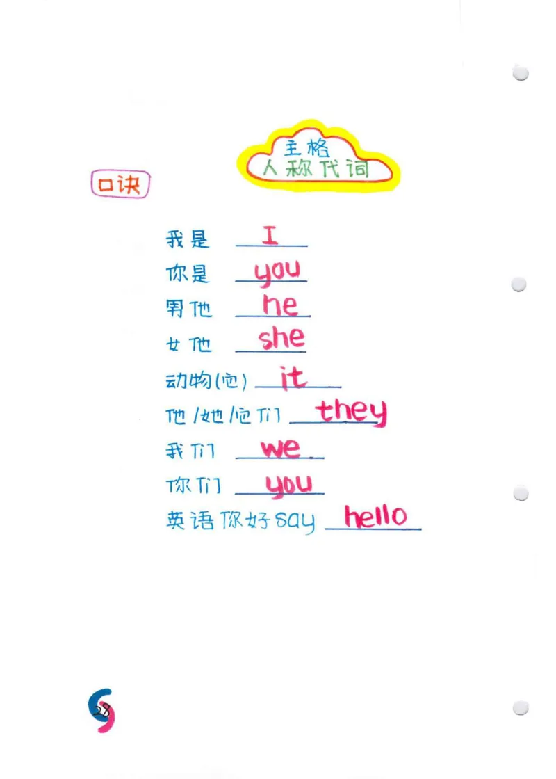 学霸笔记_26春四年级上下册人教版_四上英语合集人教版PEP英语四年级上册新教材（教学视频+课件+动画+音频+练习+教案）_17练习资料_小学英语（预习复习资料大礼包）