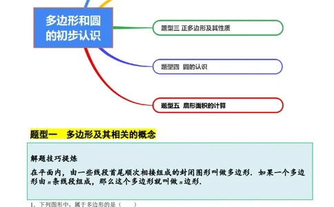 4.3多边形和圆的初步认识（5大题型提分练）（原卷版）_北师大初中数学_7上-北师大版初中数学_7上-初中数学北师大（2024新版）持续更新_03课件+练习