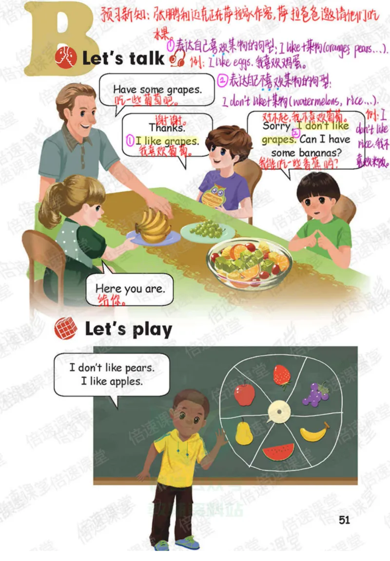 小学英语PEP3年级下册课堂笔记_26春四年级上下册人教版_四上英语合集人教版PEP英语四年级上册新教材（教学视频+课件+动画+音频+练习+教案）_17练习资料_《课堂笔记》25春