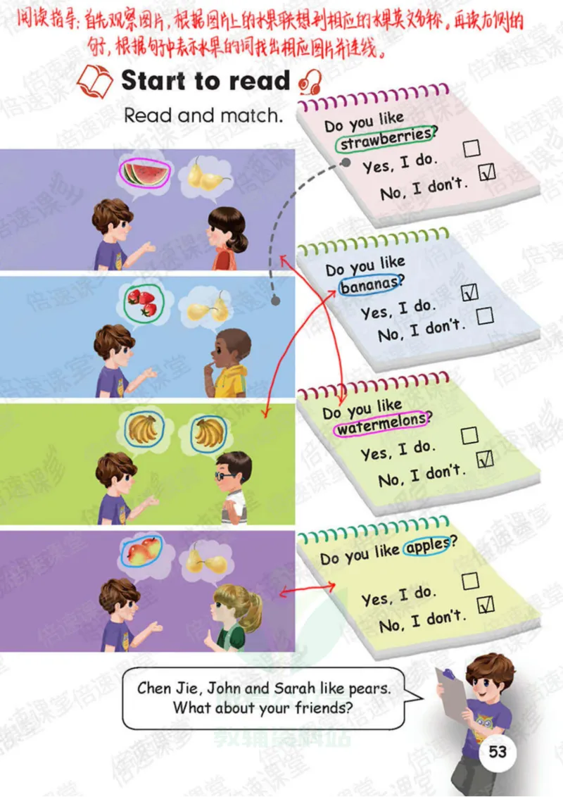 小学英语PEP3年级下册课堂笔记_26春四年级上下册人教版_四上英语合集人教版PEP英语四年级上册新教材（教学视频+课件+动画+音频+练习+教案）_17练习资料_《课堂笔记》25春