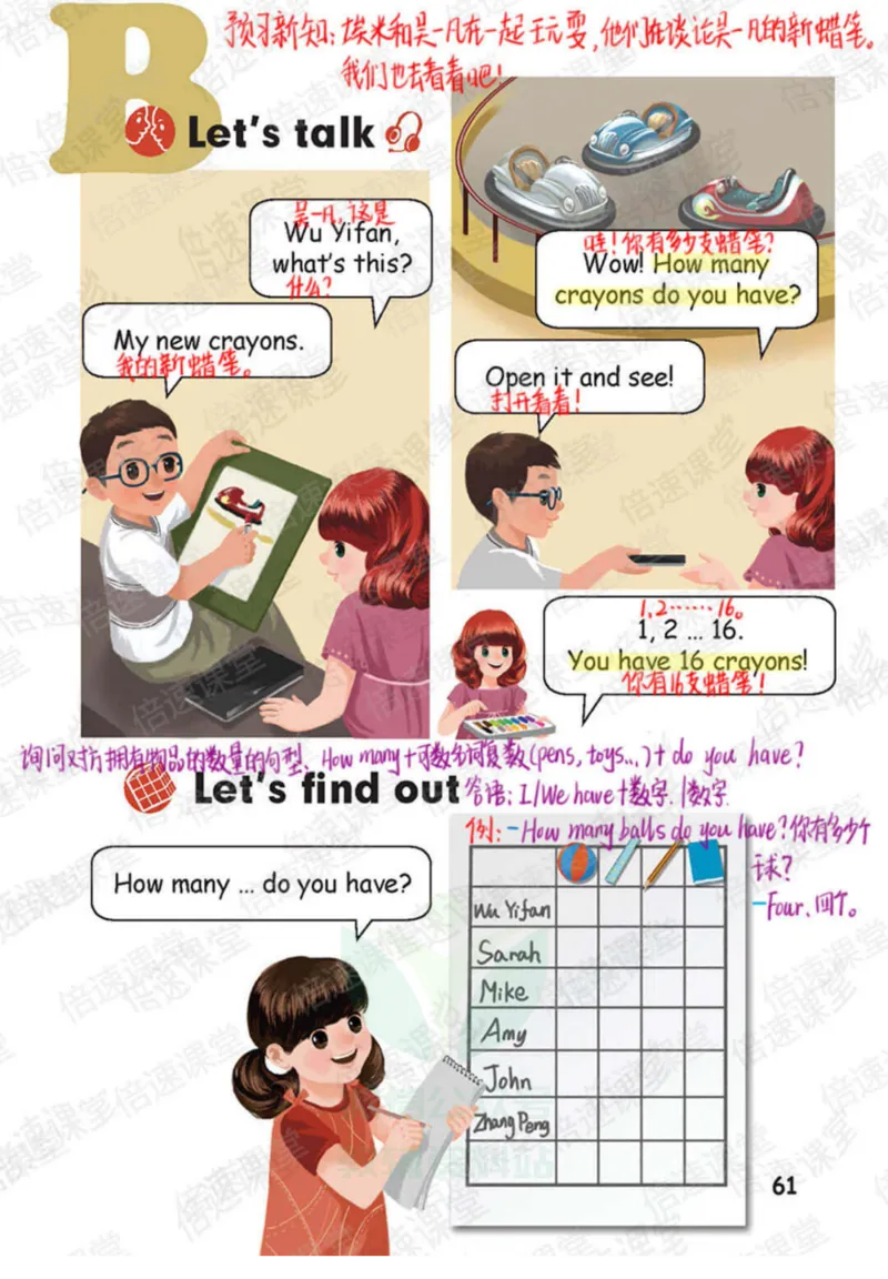 小学英语PEP3年级下册课堂笔记_26春四年级上下册人教版_四上英语合集人教版PEP英语四年级上册新教材（教学视频+课件+动画+音频+练习+教案）_17练习资料_《课堂笔记》25春