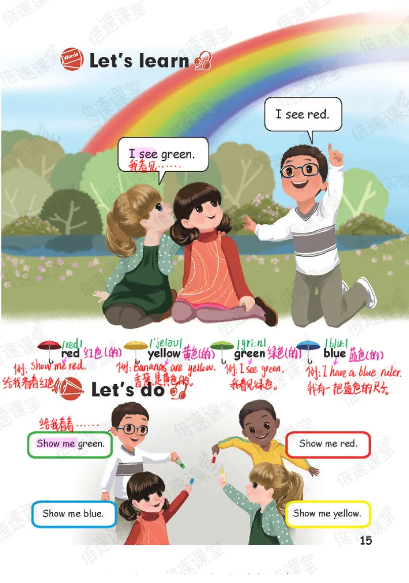 小学英语PEP3年级上册课堂笔记_26春四年级上下册人教版_四上英语合集人教版PEP英语四年级上册新教材（教学视频+课件+动画+音频+练习+教案）_17练习资料_《课堂笔记》25春