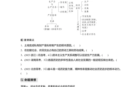 专题一　课时1　人类社会的发展进程_8.2025政治总复习_2025年新高考资料_二轮复习_word+ppt2025年高考政治BBG二轮_学生用书Word版全书_学生用书Word版文档_大二轮专题复习讲义