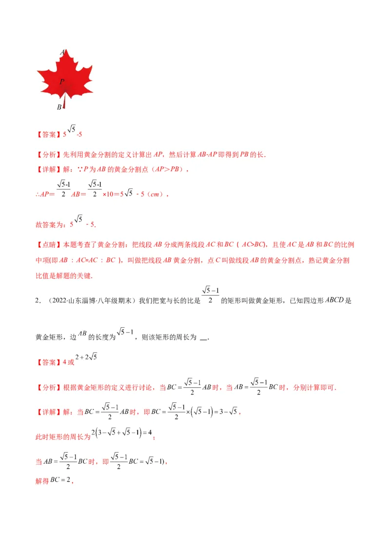 专题09成比例线段、平行线分线段成比例(解析版)_北师大初中数学_9上-北师大版初中数学_06专项讲练_学霸满分2022-2023学年九年级数学上册重难点专题提优训练（北师大版）