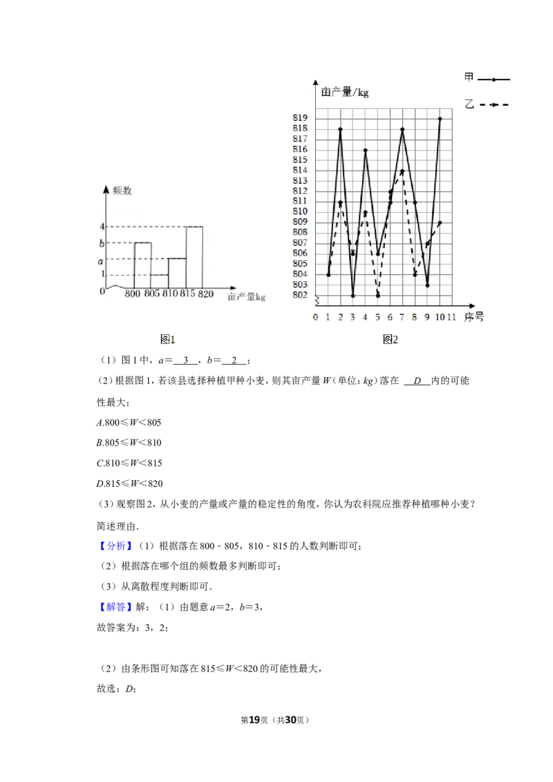 2022年山东省临沂市中考数学试卷（解析版）_北师大初中数学_9下-北师大版初中数学_05习题试卷_6中考真题_2022各地中考真题