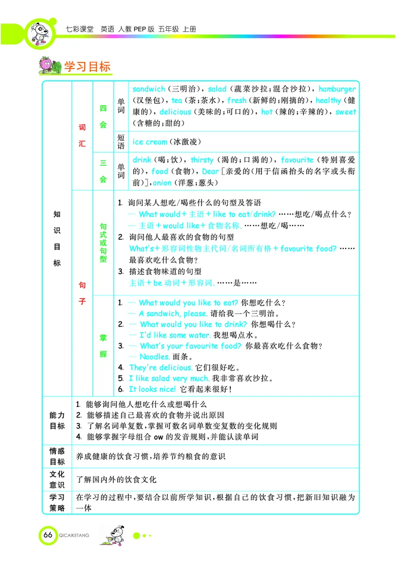 人教PEP版英语五年级上册教材全解_26春四年级上下册人教版_四上英语合集人教版PEP英语四年级上册新教材（教学视频+课件+动画+音频+练习+教案）_17练习资料_《教材全解》