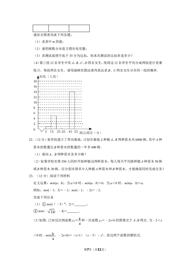 2022年内蒙古赤峰市中考数学试卷_北师大初中数学_9下-北师大版初中数学_05习题试卷_6中考真题_2022各地中考真题