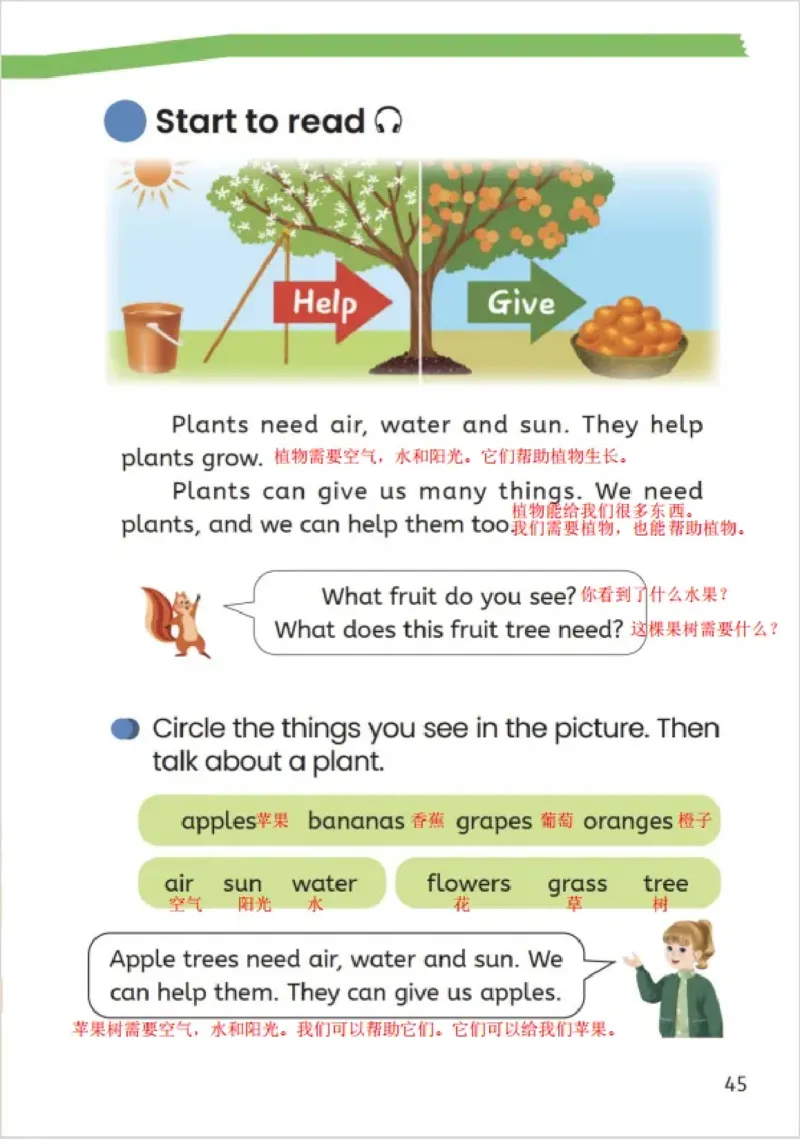 小学英语PEP3年级上册课堂笔记（24秋新教材）A4版_26春四年级上下册人教版_四上英语合集人教版PEP英语四年级上册新教材（教学视频+课件+动画+音频+练习+教案）_17练习资料