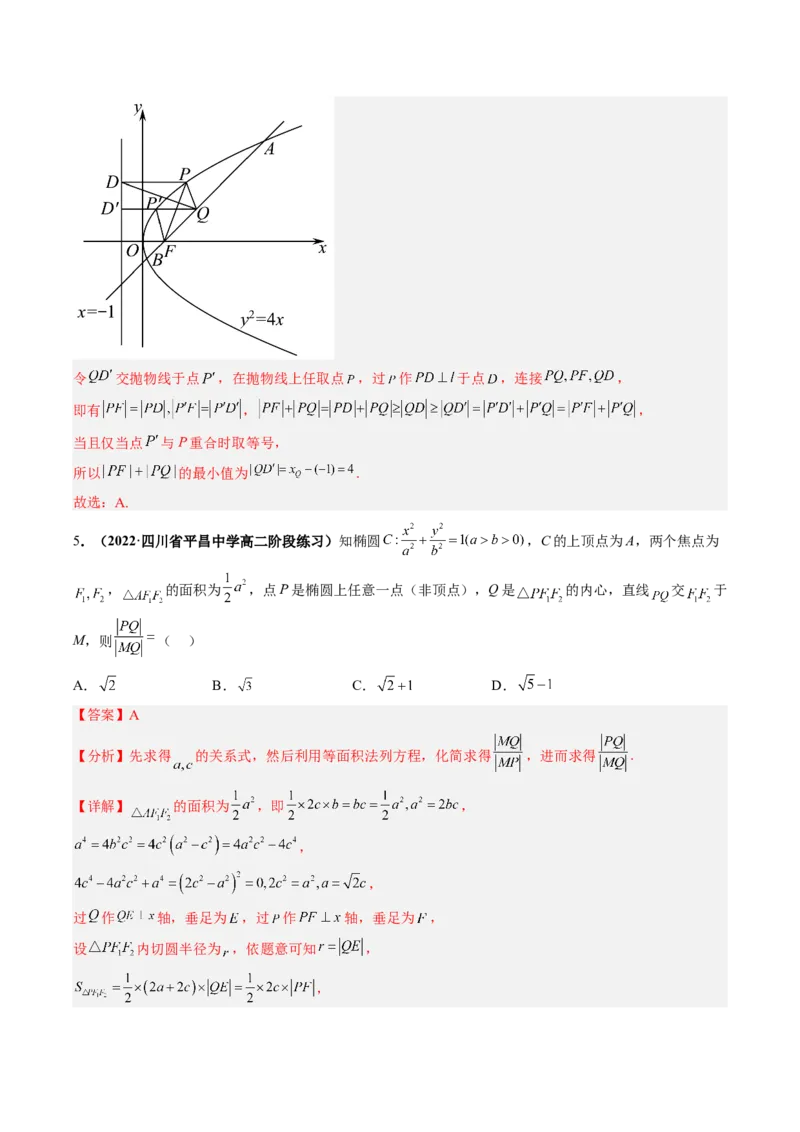 专题16圆锥曲线中的范围与最值问题、探索性问题（解析版）_02高考数学_通用版（老高考）复习资料_2023年复习资料_二轮复习
