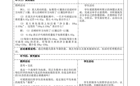 《2.1.1认识有理数》教学设计_北师大初中数学_7上-北师大版初中数学_7上-初中数学北师大（2024新版）持续更新_01课件+教案（大单元教学）