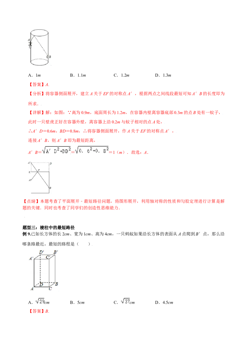 专题02勾股定理（二）（解析版）-2021-2020学年八年级数学上册基础考点专题培优训练+重要题型小专题（北师大版）_北师大初中数学_8上-北师大版初中数学_旧版_06专项讲练