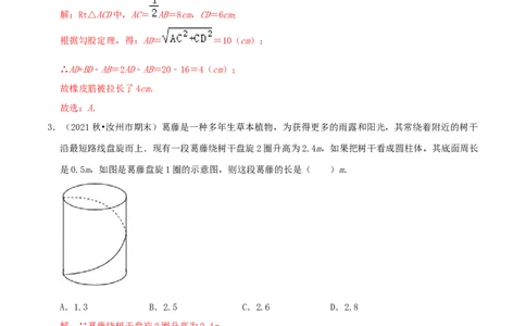 专题04勾股定理的应用综合题（解析版）_北师大初中数学_8上-北师大版初中数学_旧版_06专项讲练_培优方案2022-2023学年八年级数学上册章节重点复习考点讲义（北师大版）