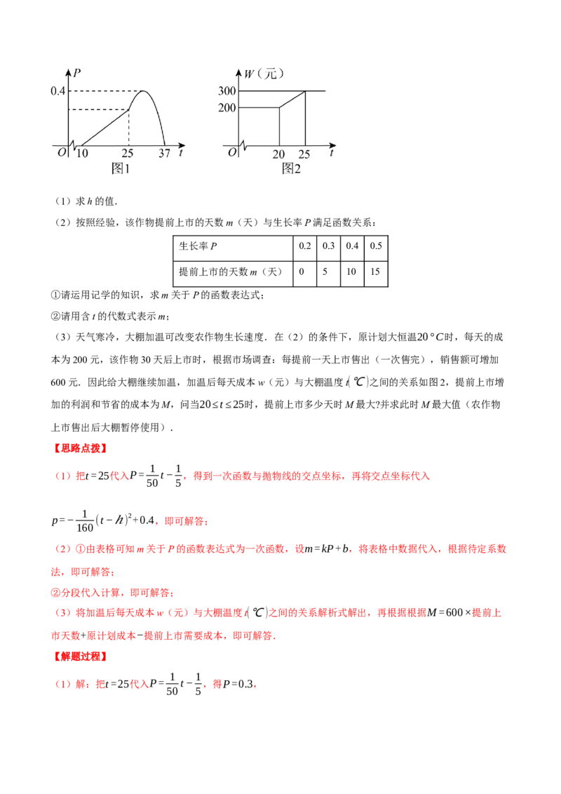 专题22.5销售利润问题&mdash;&mdash;二次函数的应用（压轴题专项讲练）（人教版）（教师版）_初中数学_九年级数学上册（人教版）_压轴题专项-V5_2025版