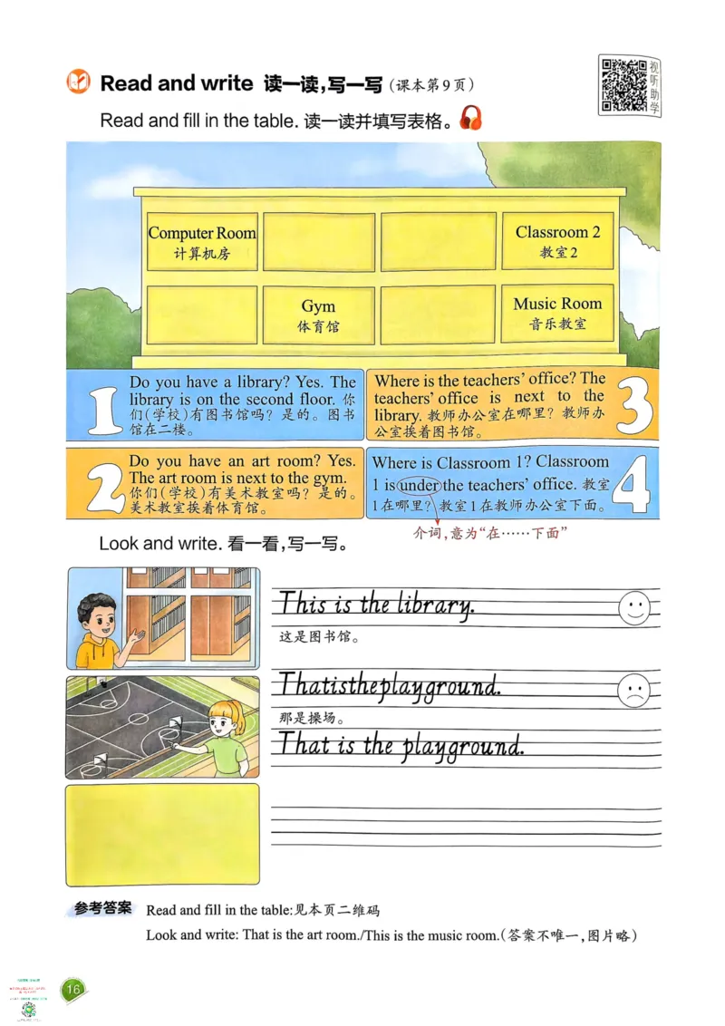 四年级英语下册25春人教PEP版《一本预习笔记》_26春四年级上下册人教版_四上英语合集人教版PEP英语四年级上册新教材（教学视频+课件+动画+音频+练习+教案）_17练习资料