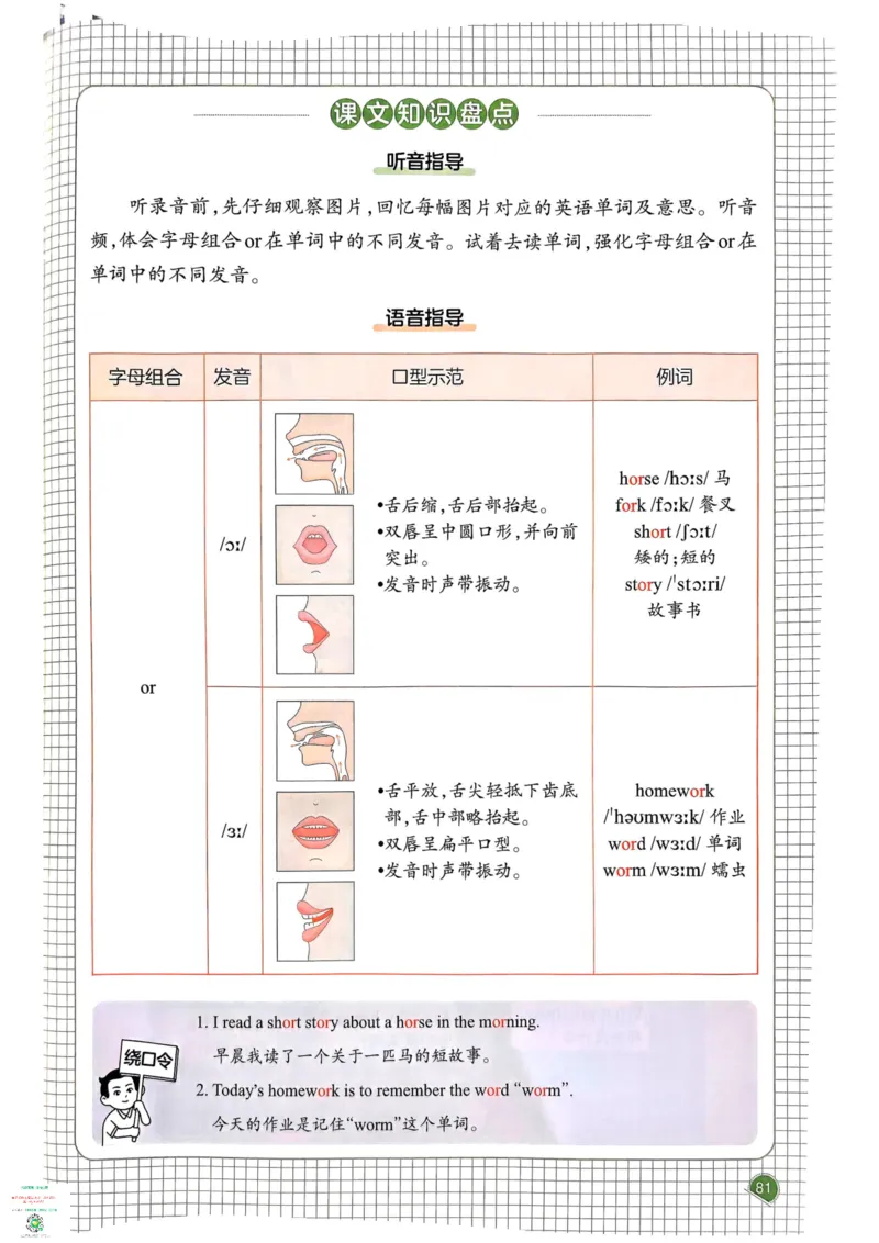 四年级英语下册25春人教PEP版《一本预习笔记》_26春四年级上下册人教版_四上英语合集人教版PEP英语四年级上册新教材（教学视频+课件+动画+音频+练习+教案）_17练习资料