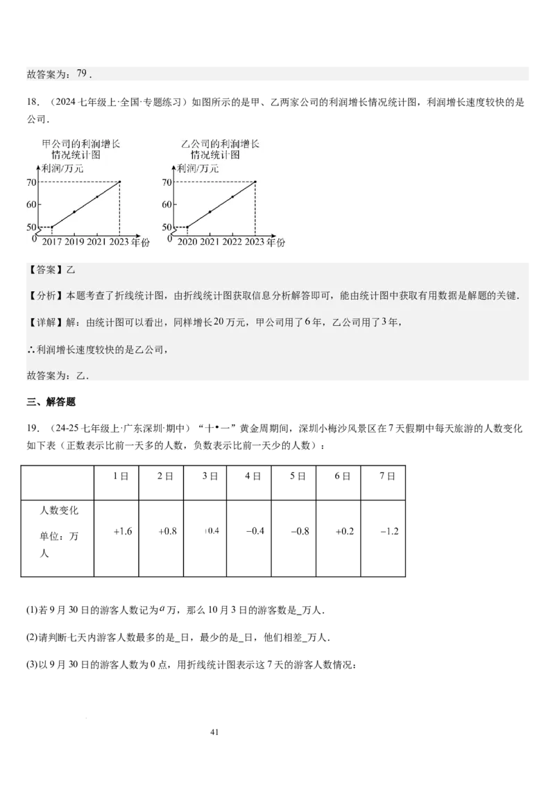 七上北师第6章数据的收集与整理（核心素养提升+中考能力提升+过关检测）（解析版）_北师大初中数学_7上-北师大版初中数学_7上-初中数学北师大（2024新版）持续更新_03课件+练习