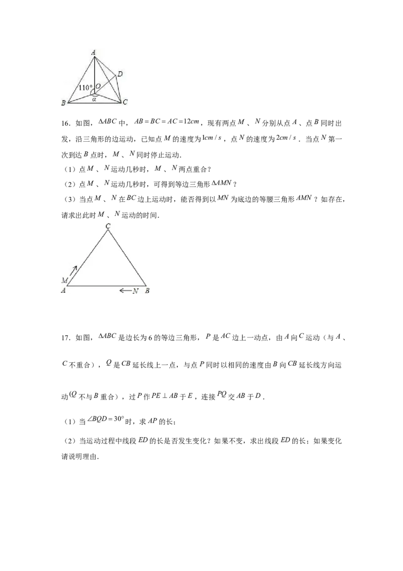 专题01三角形证明压轴题必练-八年级数学下学期期末冲刺满分必刷常考压轴题（北师大版）_北师大初中数学_8下-北师大版初中数学_旧版-可参考_06专项讲练