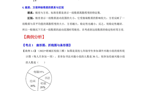 专题6.2+数据的集中趋势与离散程度（知识解读）-2022-2023学年八年级数学上册《同步考点解读&bull;专题训练》（北师大版）_北师大初中数学_8上-北师大版初中数学_旧版_06专项讲练
