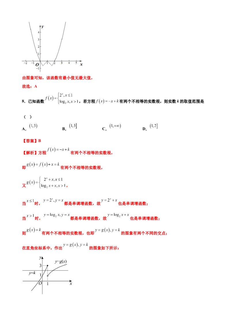 押北京卷第15题分段函数与函数的零点（解析版）_2024年新高考资料_5.2024三轮冲刺_备战2024年高考数学临考题号押题（北京专用）322768321