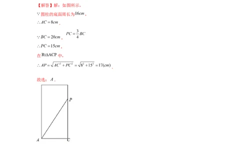 专题1.4最短路径模型（强化）（解析版）_北师大初中数学_8上-北师大版初中数学_旧版_06专项讲练