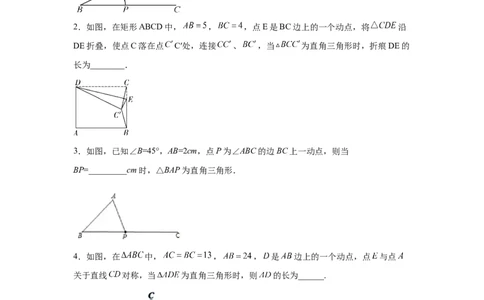 专题1.8勾股定理与动点问题（专项练习）-2021-2022学年八年级数学上册基础知识专项讲练（北师大版）_北师大初中数学_8上-北师大版初中数学_旧版_06专项讲练