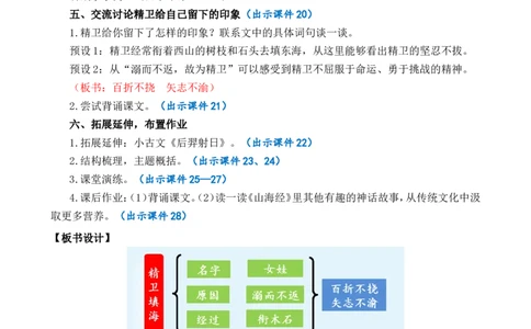 13精卫填海精华版教案_25秋1-6年级语文上册课件教案_25秋统编版语文四年级上册_统编版语文四年级上册教学资源包（25秋七彩课堂）_4.第四单元_13精卫填海_教案