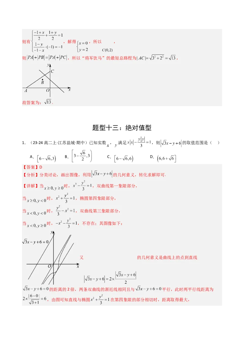 专题20直线方程应用（解析版）_02高考数学_2025年新高考资料_一轮复习_上好课2025年高考数学一轮复习知识清单3246850_题型必备&middot;冲高分