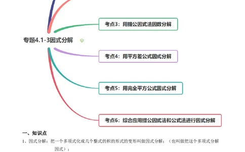 专题4.1-3因式分解（讲练）-简单数学之八年级下册同步讲练（原卷版）（北师大版）_北师大初中数学_8下-北师大版初中数学_旧版-可参考_06专项讲练_八年级年级下册同步讲练