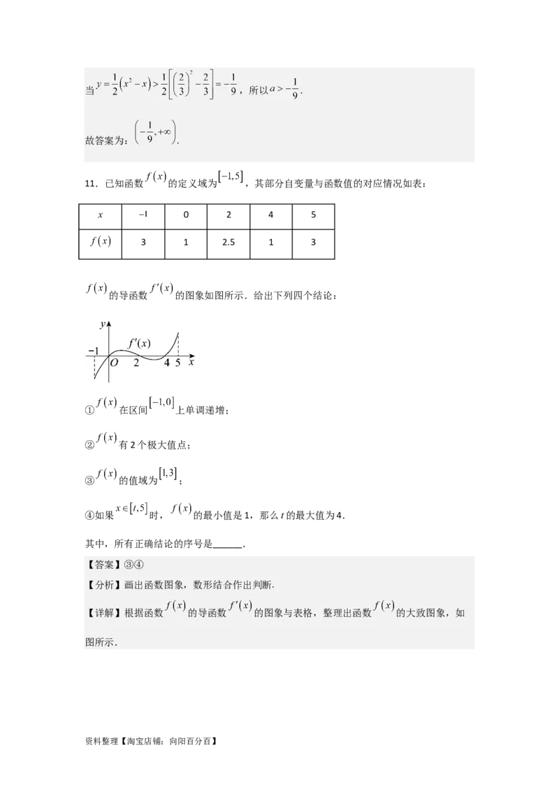 专题3.2导数在函数单调性、极值中的应用（解析版）_02高考数学_新高考复习资料_2024年新高考资料_一轮复习资料_答案解析版